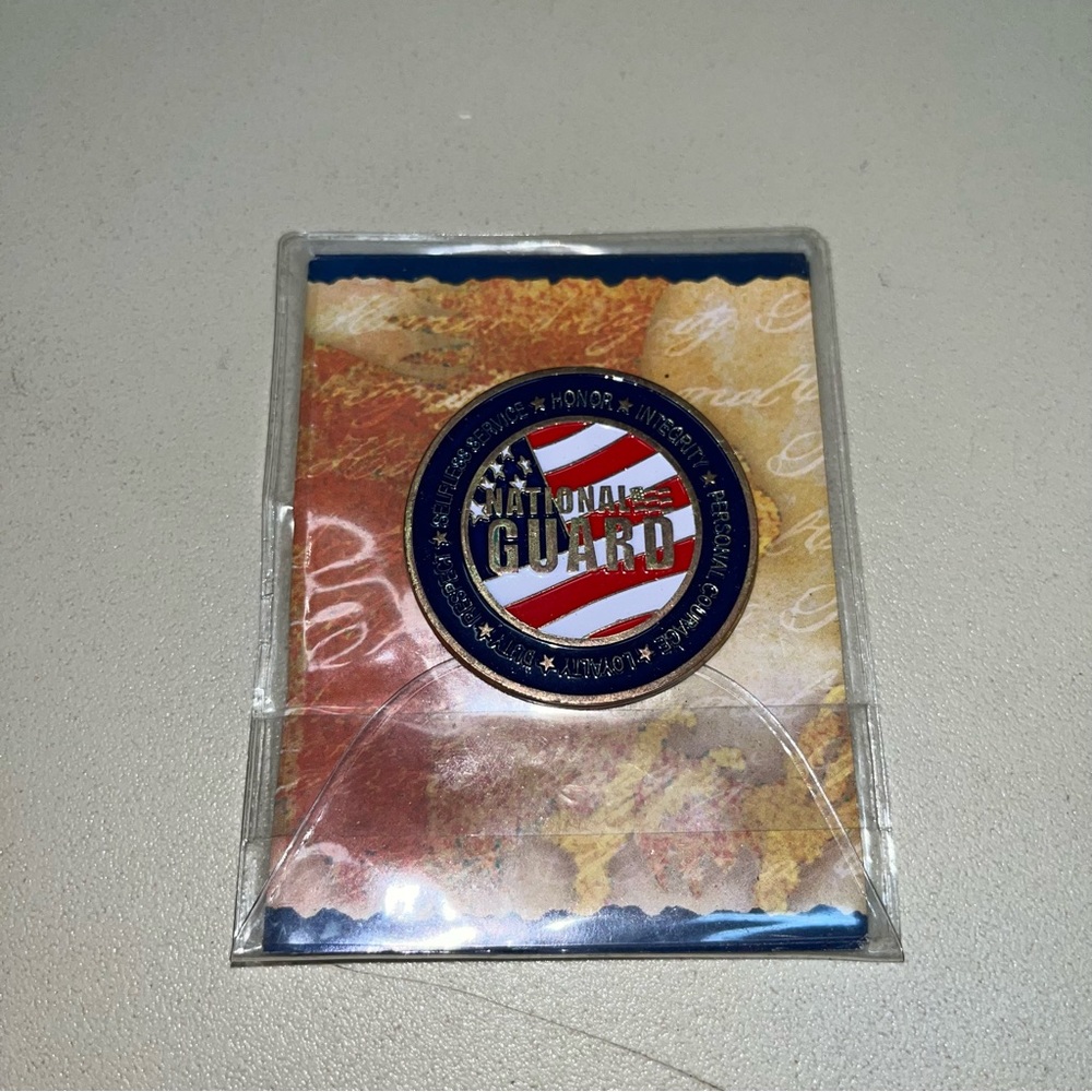 National Guard Challenge Coin My Commitment To You Our Pledge 1.75" w/plastic